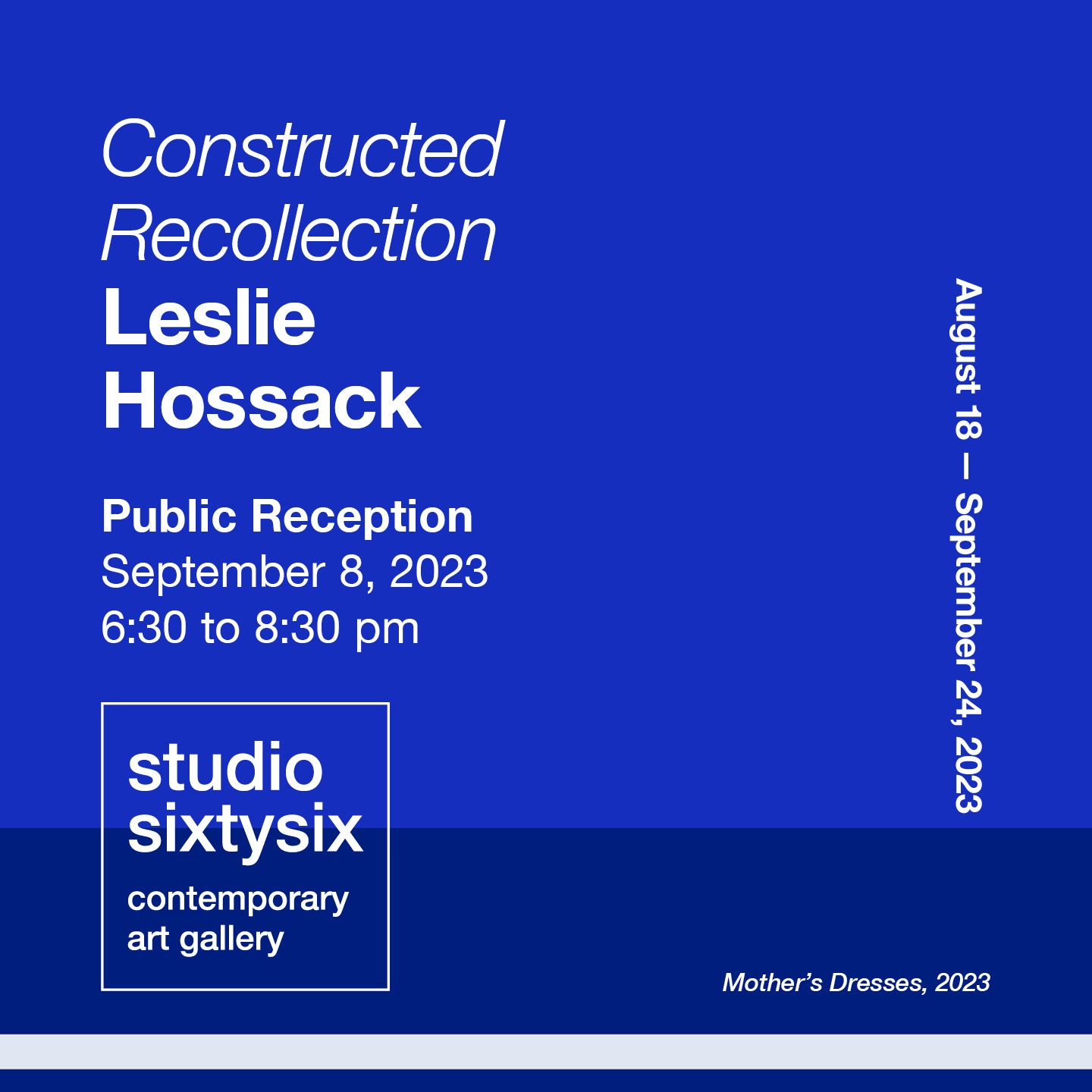 Public Reception: Constructed Recollection