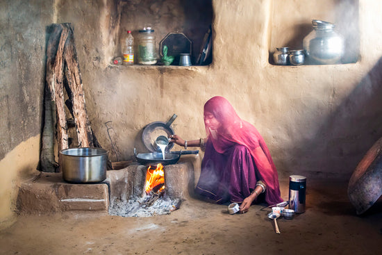 Rajasthan Teatime - Gogunda Village, India