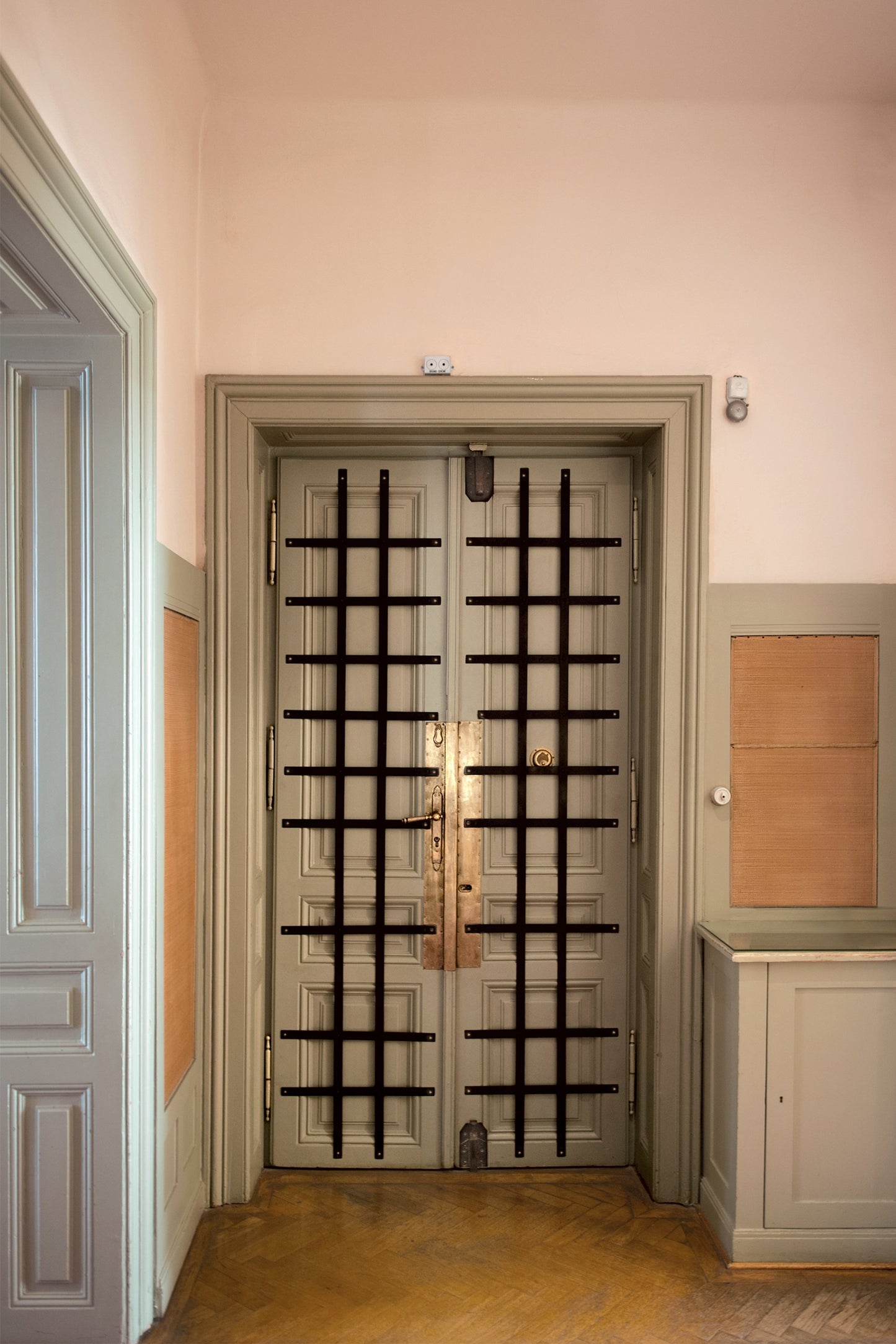 Load image into Gallery viewer, Barred Door in Vestibule, Freud&amp;#39;s Office, Berggasse 19, Vienna
